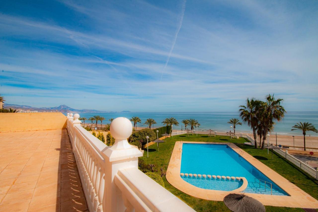 Lovely Apartment Beach Front & Pool El Campello Ngoại thất bức ảnh